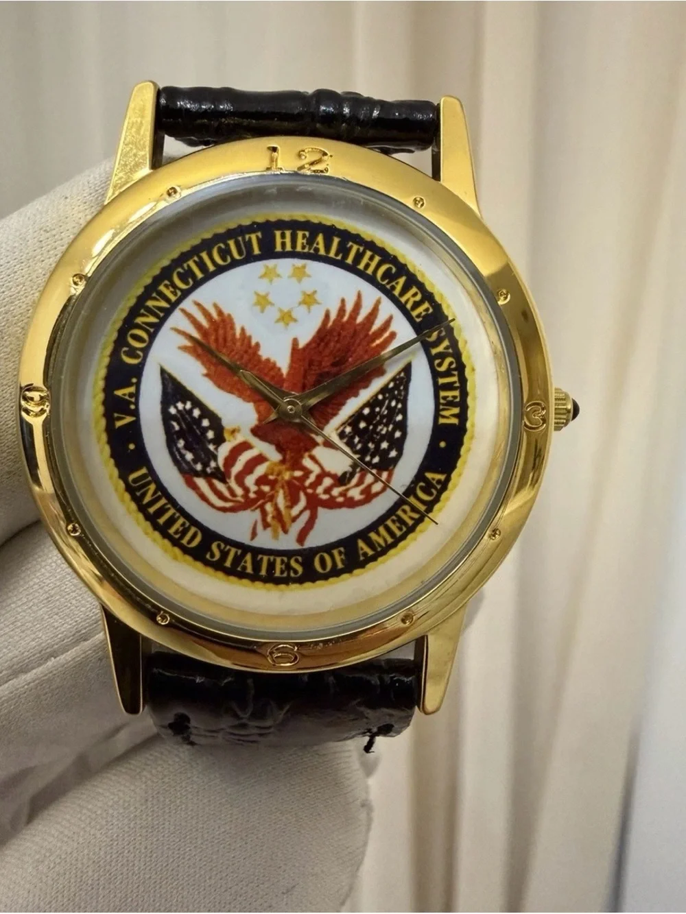 Vintage Image Watches VA Connecticut Healthcare System Quartz Watch 34.4mm